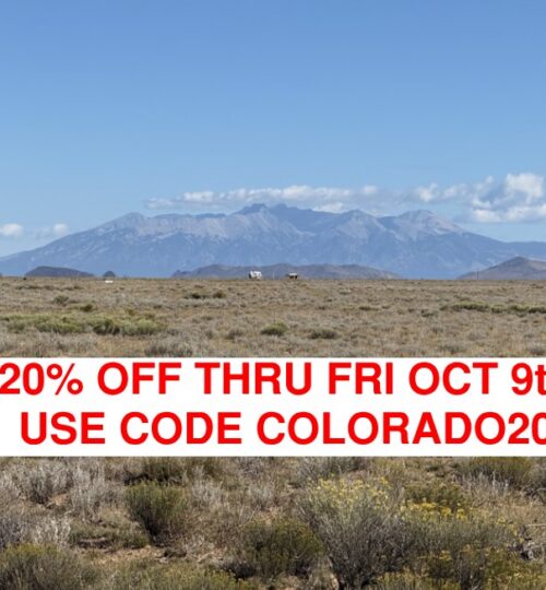 5 acres with 360-degree Mountain views